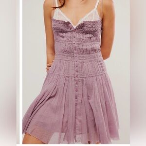 Free People One Lausanne Slip Dress